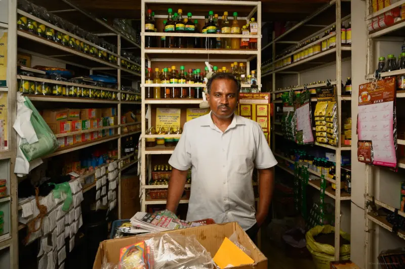Owner of a traditional medical supplies store - Battaramulla, Sri Lanka